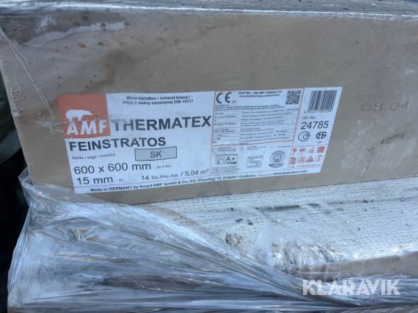 Innertak , gipsskivor Thermatex