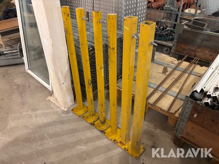Avskärmingsstolpar 6st