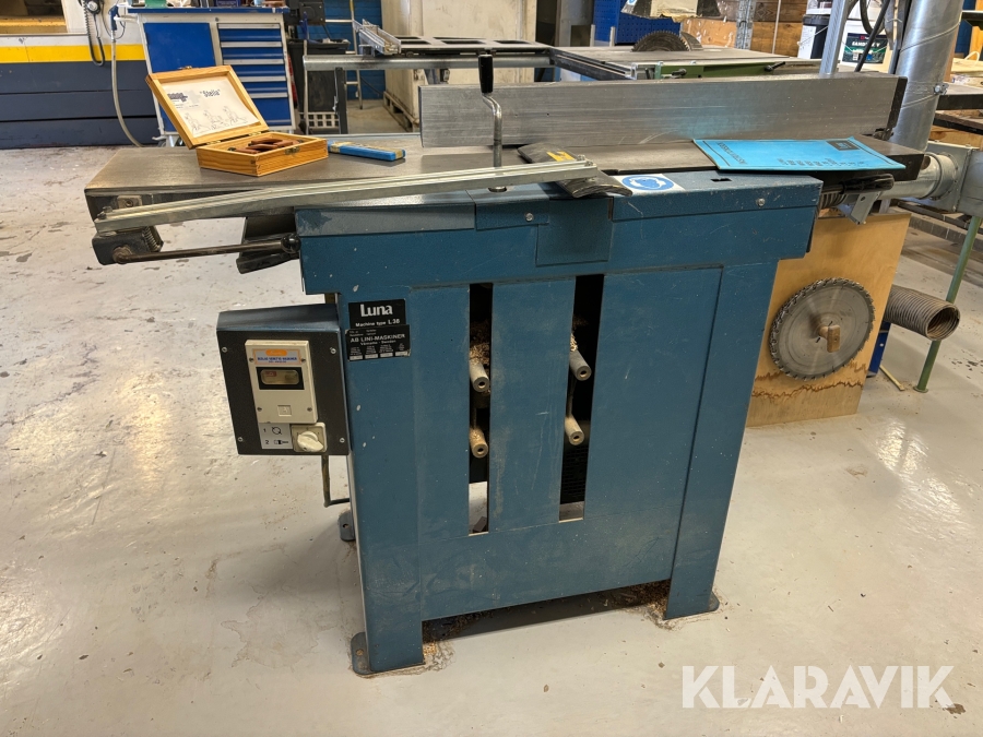 Rikt- och planhyvel Luna L 38