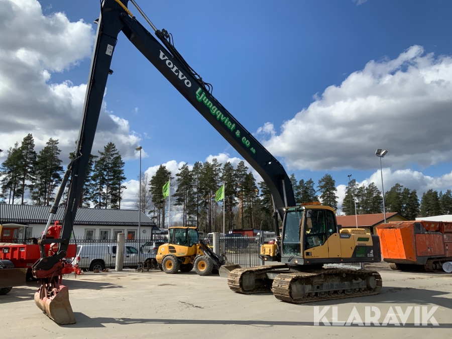 Grävmaskin långgrävare Volvo EC220DL