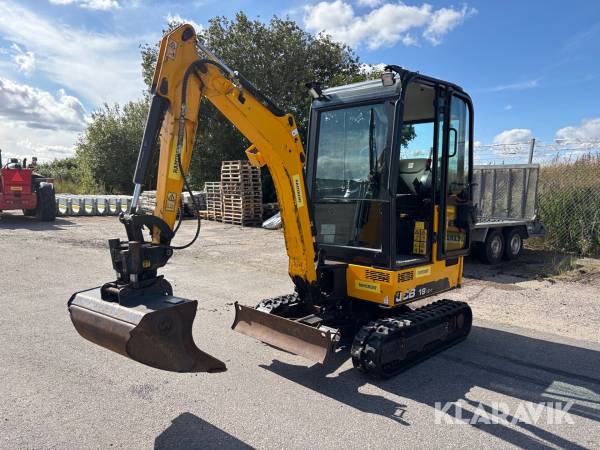 Grävmaskin JCB 19 C-1 med skopa