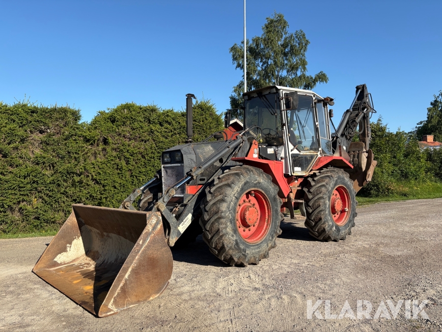 Grävlastare Huddig 760 med 11st redskap