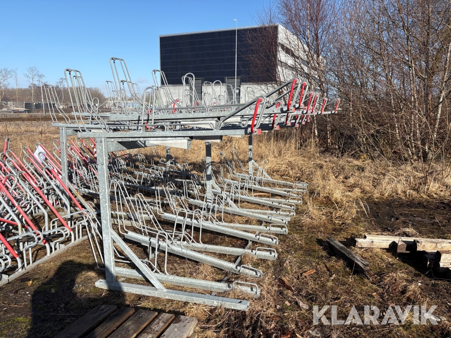 Cykelställ för 24 + 16 cyklar