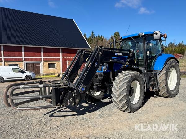 Traktor med frontlastare New Holland T6 175