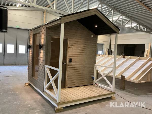 Bastu 8m2 med altan (Nybyggd)