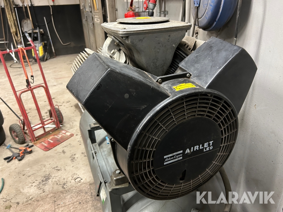 Kompressor Atlas Copco Airlet LE9, Boden, Klaravik auktioner