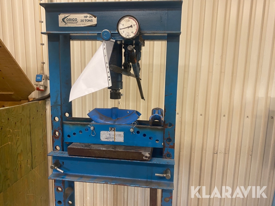 HydraulikPress Origo HP-20 ton