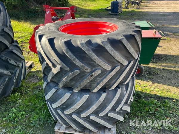 Traktorhjul Michelin 600/60R28 Fendt-fälg