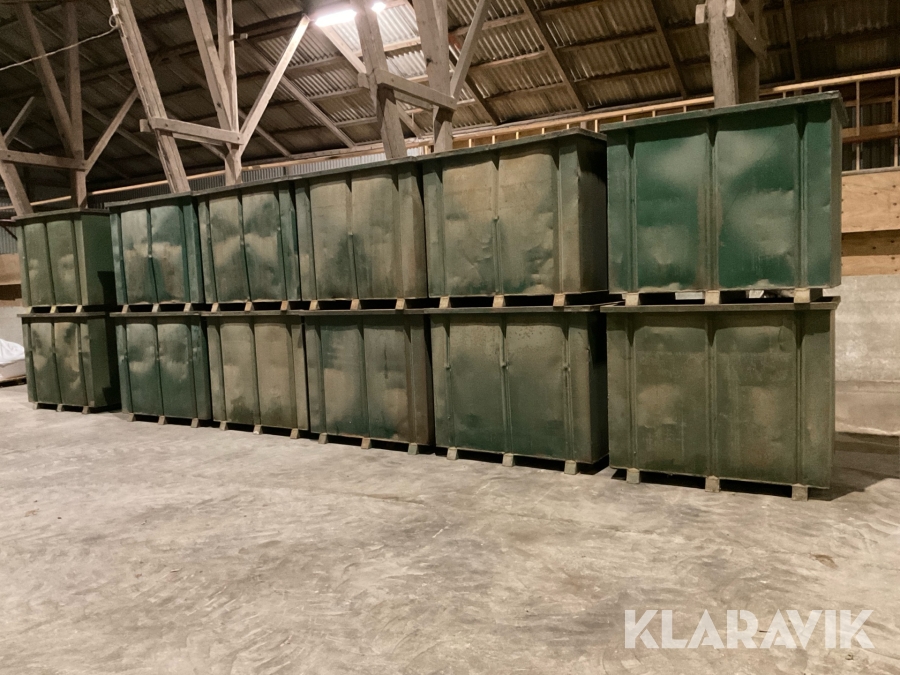 Spannmålscontainrar 12st