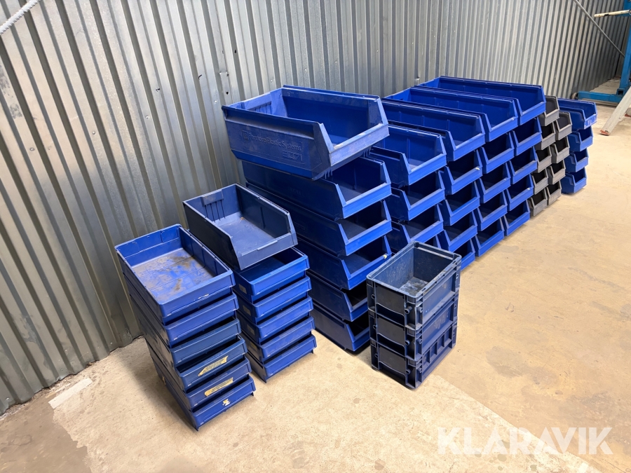 Förvaringslådor Perstorp plastic systems 54 st