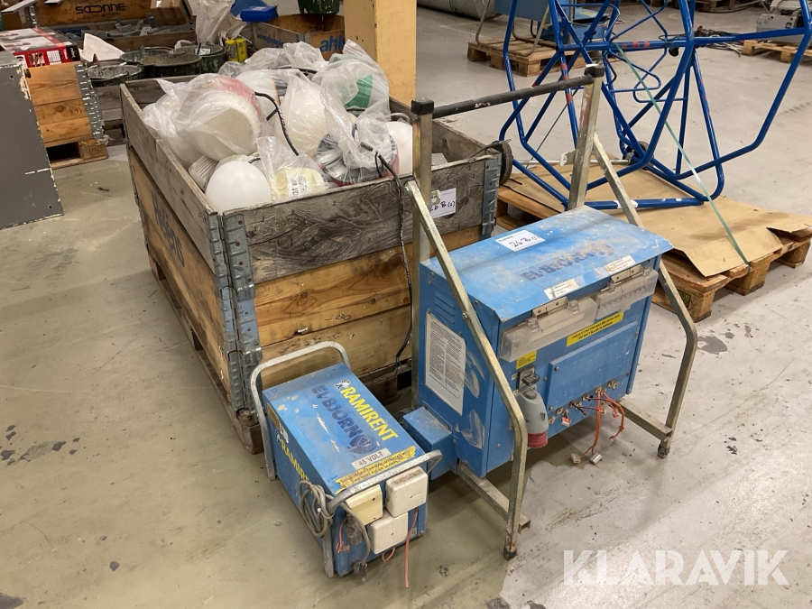 Elcentral El Björn BT 948 AP  och BT 348 med 50 lampor