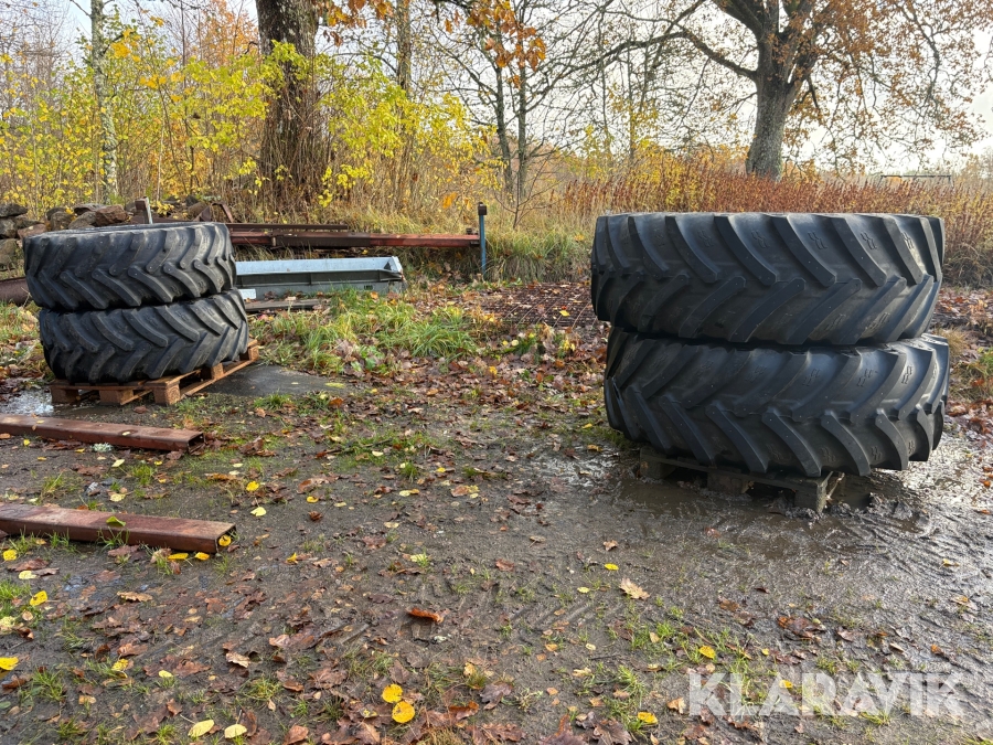 Lantbruksdäck med fälg Alliance Agri-Star 540/65R38 &  440/65R29 4st