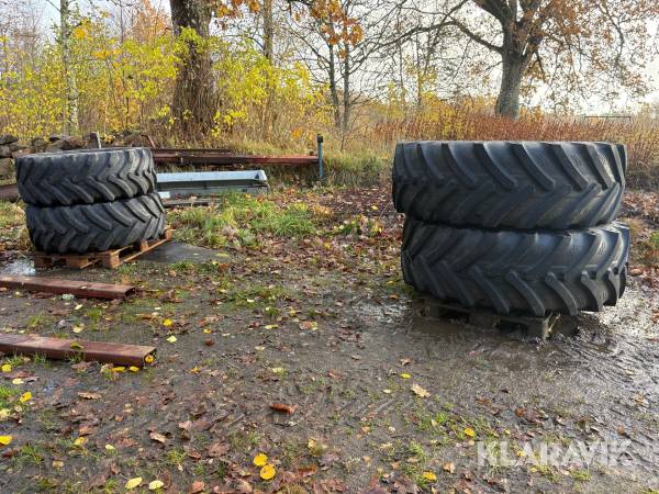 Lantbruksdäck med fälg Alliance Agri-Star 540/65R38 &  440/65R29 4st