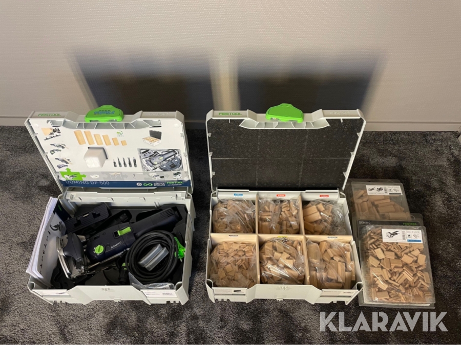 Förbindningsfräs Festool Domino DF 500 Q-Plus komplett