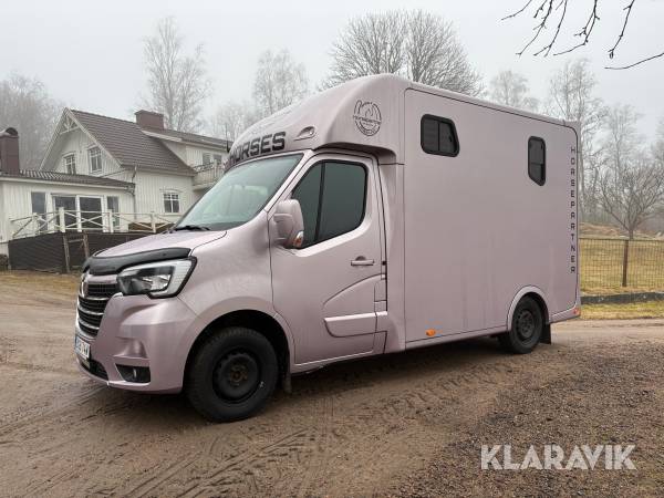 Hästtransport Renault Master III 2.3 dCi stuterimodell