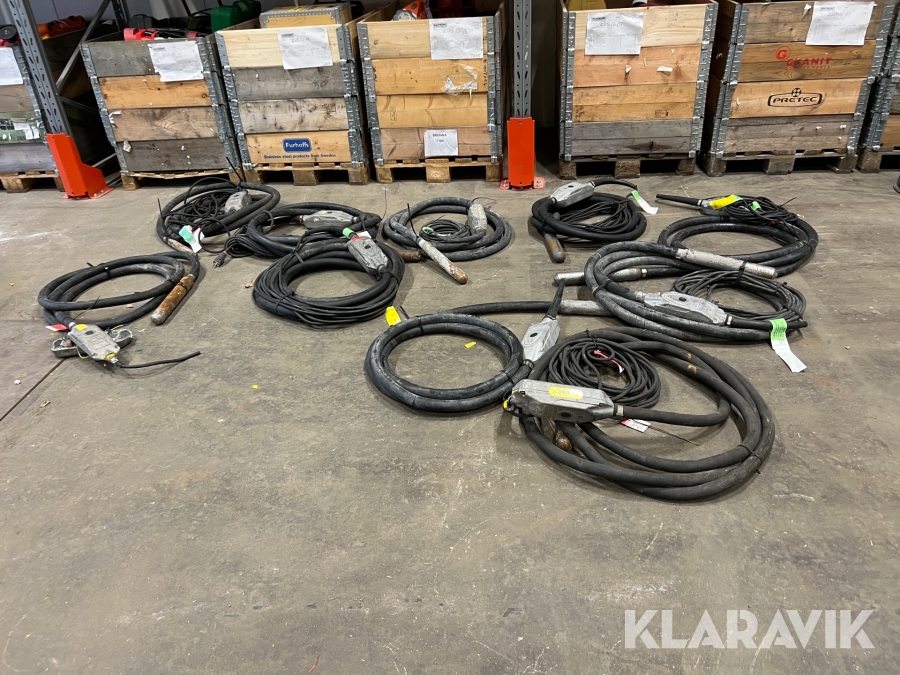 Väggstavar Atlas Copco olika modeller