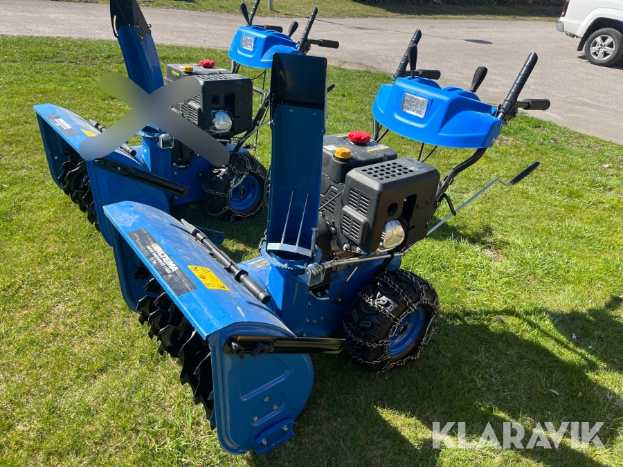 Snöslunga Biltema ST 11002 med snökedjor