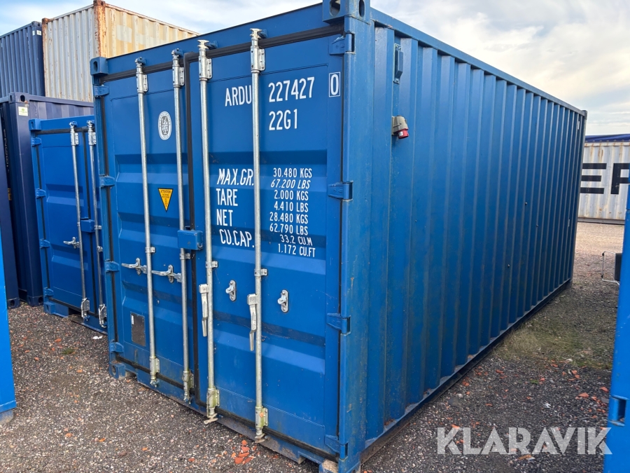 Container 20 fot isolerad