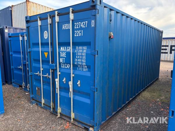 Container 20 fot isolerad