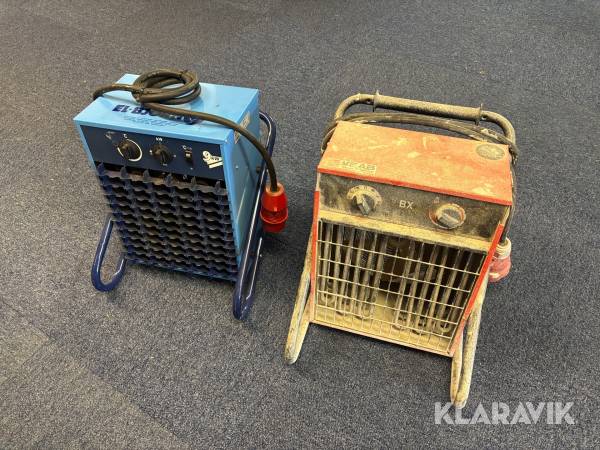 Värmefläktar 2st 9kW