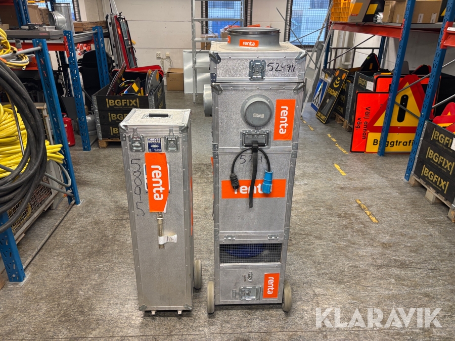 Luftrenare Nordic FB430 med slangpaket