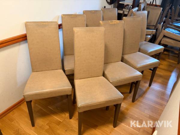 Restaurangstolar 8 st