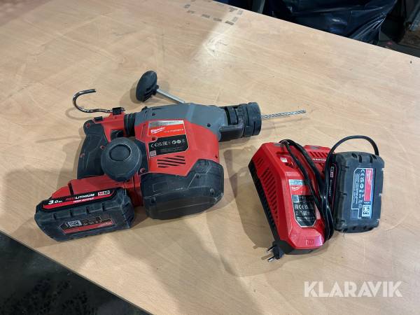 Slagborrmaskin Milwaukee M18 FHAFOH16 med hepafilter