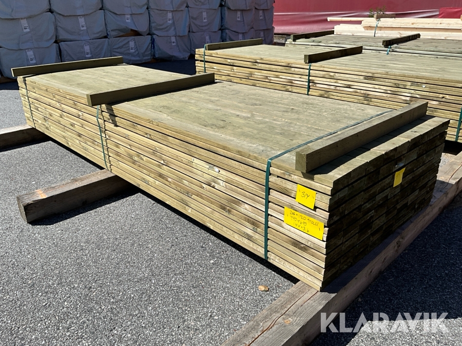 Virkespaket tryckimpr trallvirke 28x120 518löpmeter