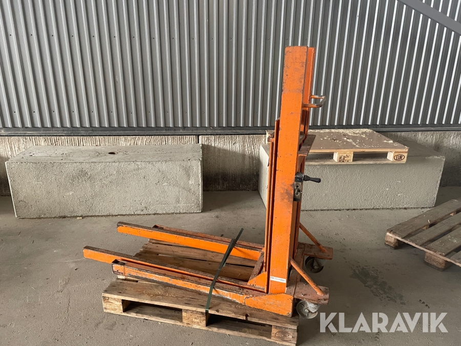Pallyft Gaffellöfter 1200 kg tryckluftsdriven
