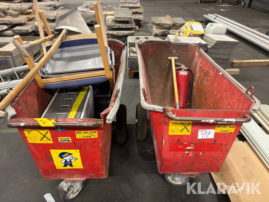 Fodervagnar Starke Arvid 14000 / 750kg 2st