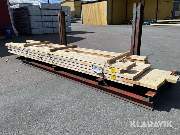 Virkespaket hyvlad regel C 24 60x220 107löpmeter