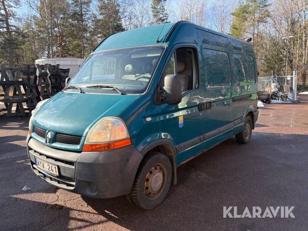 Skåpbil Renault Master med ramp