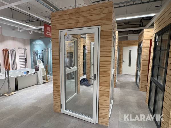 Fönsterdörr Svenska Fönster Helglasad 3-glas Alu/Trä