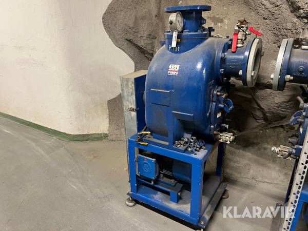 Torruppställd självsugande pump Gorman-rupp