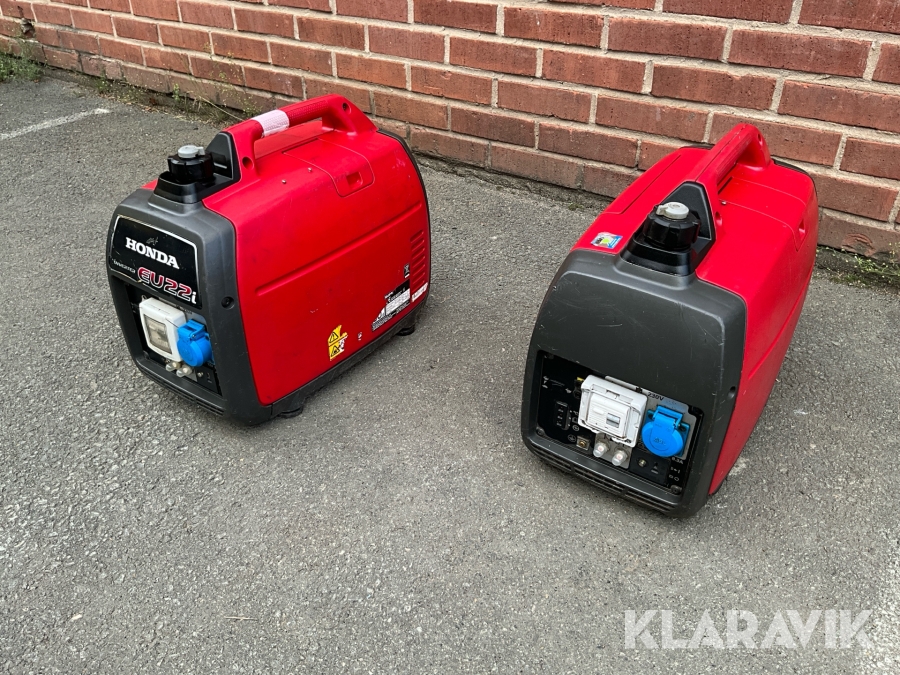 Elverk Honda EU20i 2 st