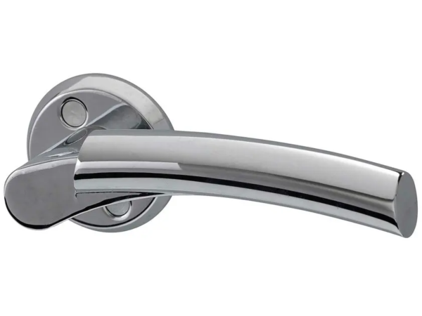 Innerdörrhandtag Hvid Interior Estrid, krom, 110 mm, 8 st