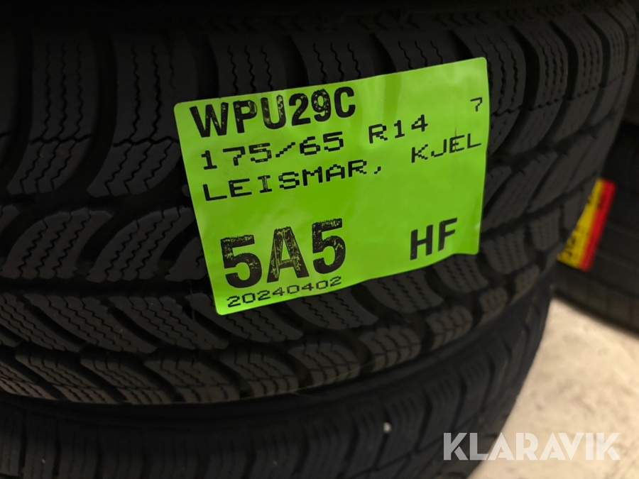 Blandat parti med däck 11 uppsättningar