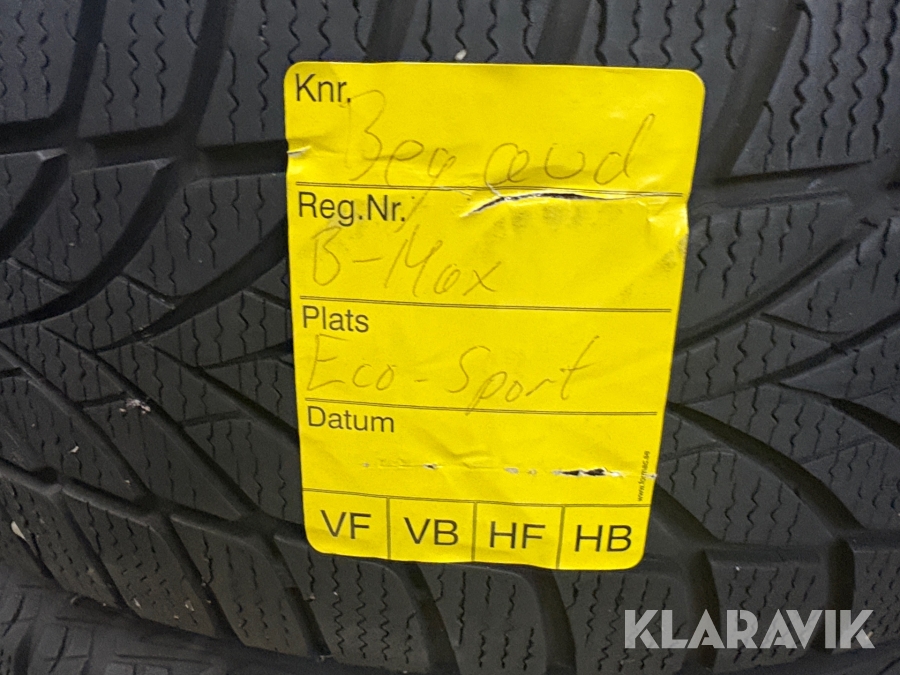 Blandat parti med däck 11 uppsättningar