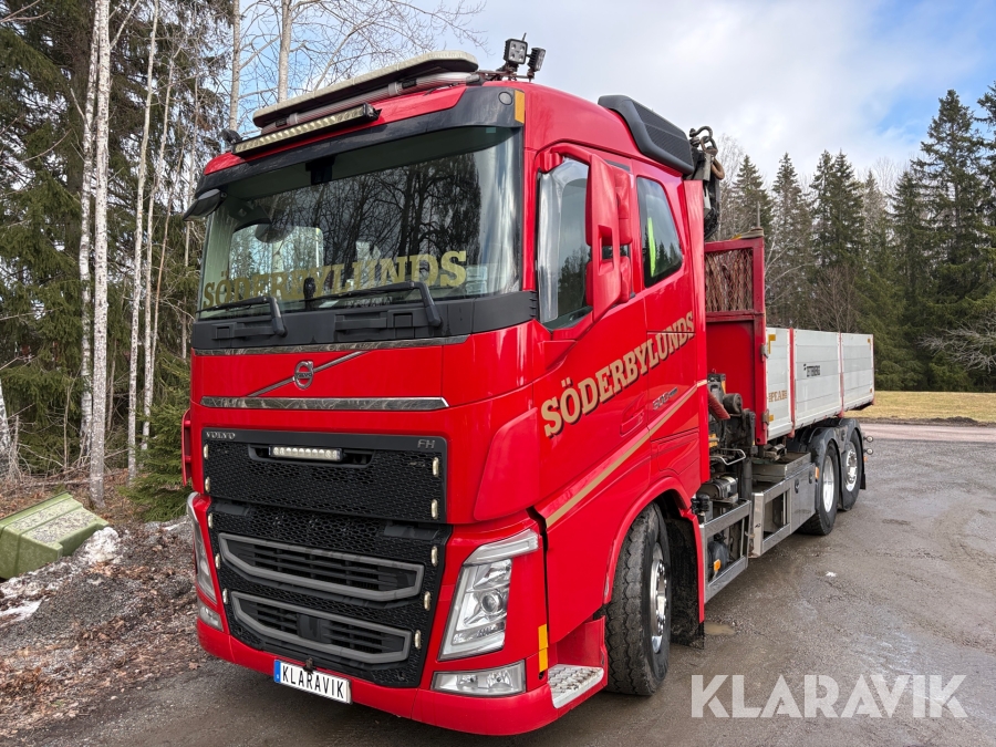 Tipp & kranbil Volvo FH 12.8 I-Shift 6x2