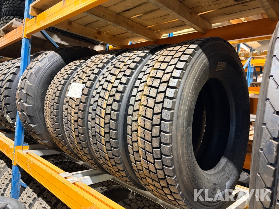 Lastbilsdäck 315/70-22.5 Regummerade Boss BDL 4st