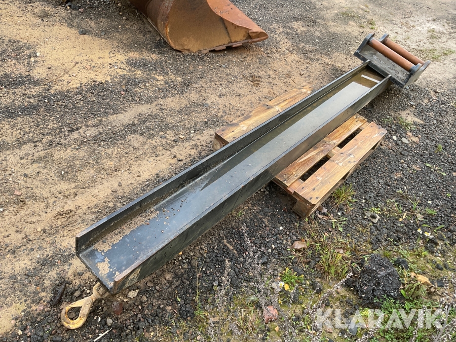 Kranarm för lyft av sprängmattor S70-fäste