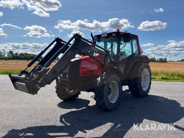 Traktor Valmet 6300-4 4wd med turbin och Frontlastare