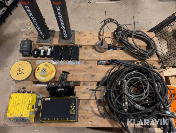 Grävsystem LEICA MC-1 Komplett 3D För maskin med knäckbom + rotation