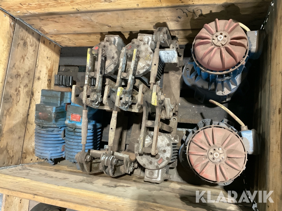 Lyftmotor och bromslyftare Hvilan/Demag