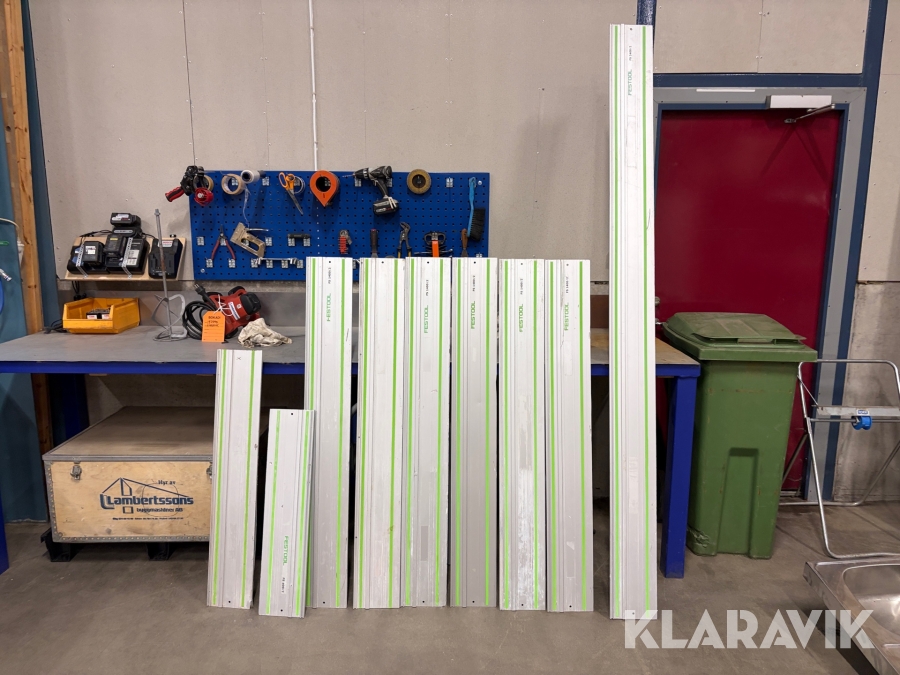 Linjal Festool 2400 / 1400 / 800 9 st