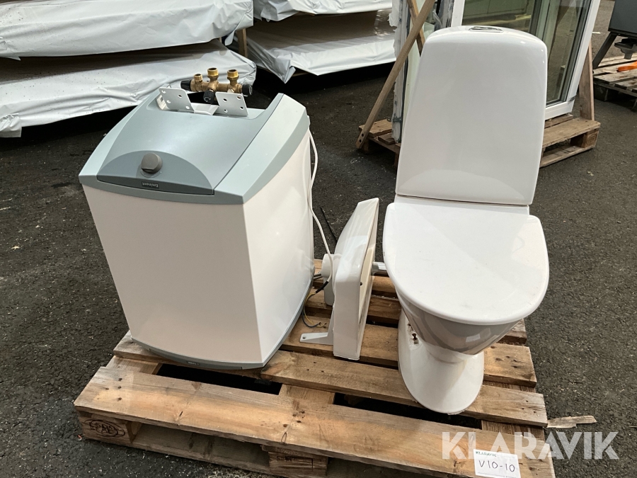 Varmvattenberedare, toalett och handfat Nibe, ifö EVH 16-55-E