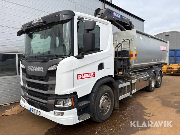 Kranväxlare Scania G370 med gripskopa