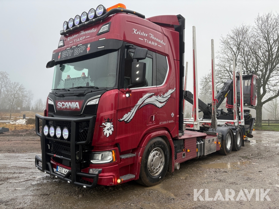 Timmerbil Scania R770 6x4 V8