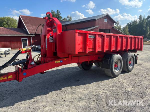 Växlarvagn Bigab 15-19 med flak