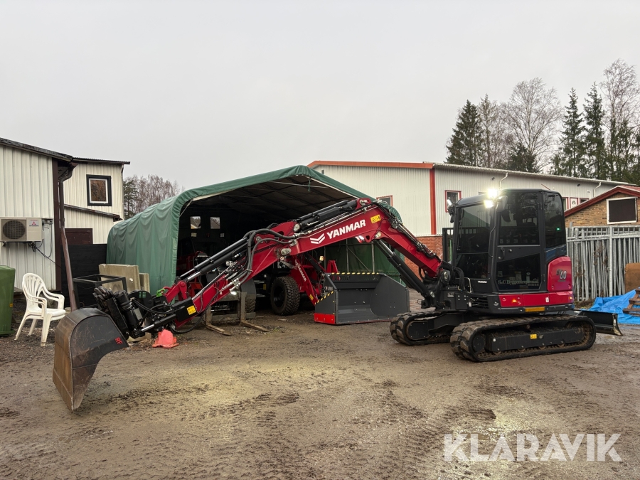Grävmaskin Yanmar SV60-B med Steelwrist tiltrotator
